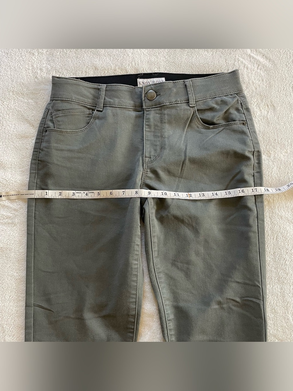 Knox Rose Olive Green Slacks size 10 - Picture 12 of 13